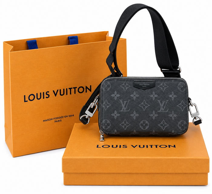 Louis Vuitton Trio Messenger Monogram Eclipse