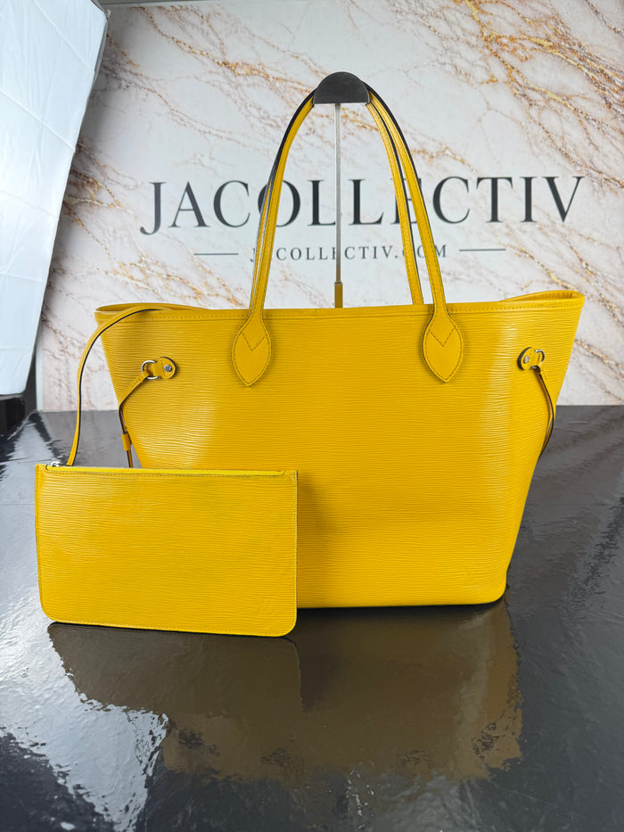 Louis Vuitton Neverfull MM Epi Giallo autentica
